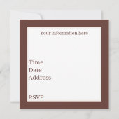 Party "niedliche Landbetriebe" mit zusätzlichen In Einladung (Rückseite)