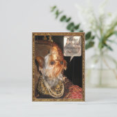 Party Night individuell anpassbare Postkarte (Stehend Vorderseite)