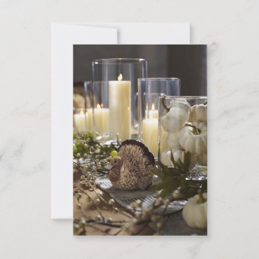 ** PARTY- ODER ABENDESINVITATION DES ERNTEDANKS** EINLADUNG (Vorderseite)