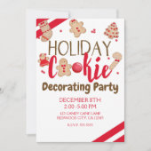 Party oder Austausch von Urlaubscookies Einladung (Vorderseite)