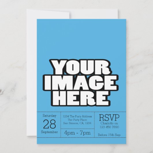 Party oder Ereignis Einladung (Vorderseite)