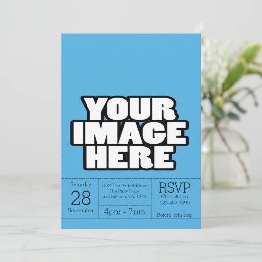 Party oder Ereignis Einladung (Stehend Vorderseite)