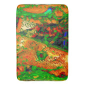 Party oder Karneval von Malereien, orange und grün Badematte (Vorderseite Vertikal)