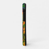 Party oder Karneval von Malereien, orange und grün Case-Mate iPhone Hülle (Hinten/Links)