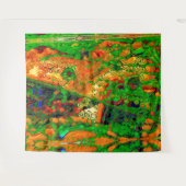 Party oder Karneval von Malereien, orange und grün Wandteppich (Vorderseite (Horizontal))