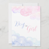 Party oder Mädchen Einladung (Rückseite)