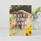 Party- oder Veranstaltungseinladung Einladung (Stehend Vorderseite)