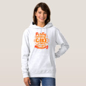 Party ohne Kuchen ist nur ein Meeting Funny Hoodie (Vorne ganz)