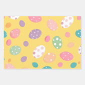 Party Ostereier Set von 3 Geschenkpapier Set (Vorderseite)