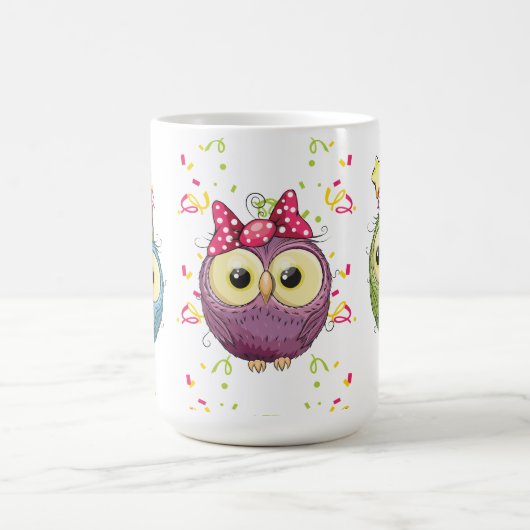 Party Owls Tasse (Mittel)