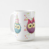 Party Owls Tasse (Vorderseite Links)