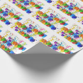 Party Packpapier. Geschenkpapier (Ecke)