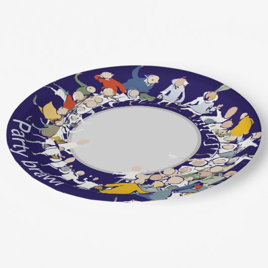 Party Pals Teller (Schrägansicht)