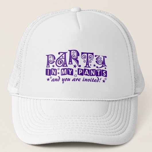 PARTY PANTS HAT TRUCKERKAPPE (Vorderseite)