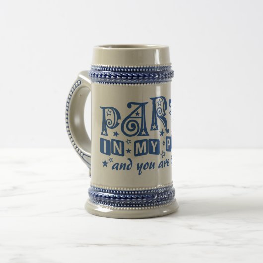 PARTY PANTS Tasse - wählen Sie Stil & Farbe (Vorderseite Links)