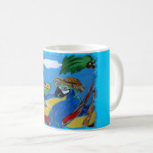 PARTY PAPAGEI KAFFEETASSE (VorderseiteRechts)