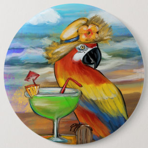 Party-Papageien Button