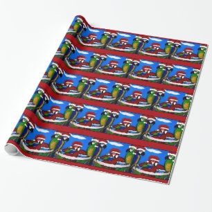 PARTY PAPAGEIEN GESCHENKPAPIER