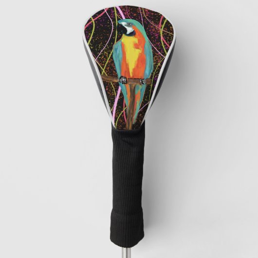 PARTY PAPAGEIEN GOLF HEADCOVER (Vorderseite)