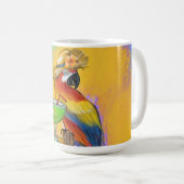 Party Papageien Kaffeetasse (VorderseiteRechts)