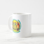 PARTY PAPAGEIEN KAFFEETASSE (Vorderseite Links)