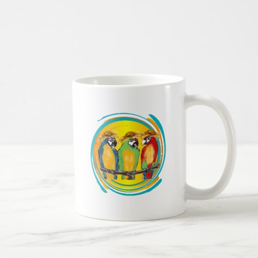 PARTY PAPAGEIEN KAFFEETASSE (Rechts)