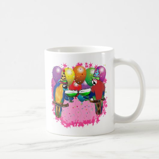 PARTY PAPAGEIEN KAFFEETASSE (Rechts)