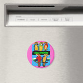 PARTY PAPAGEIEN MAGNET (In Situ (Geschirrspüler))