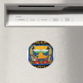 Party Papageien Magnet (In Situ (Geschirrspüler))