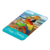 Party Papageien Magnet (Linke Seite)