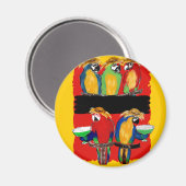 PARTY PAPAGEIEN MAGNET (Vorderseite/Rückseite)