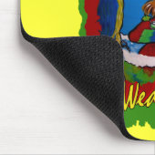 Party Papageien Mousepad (Ecke)