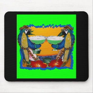 Party Papageien Mousepad
