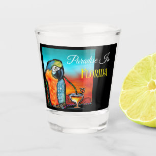 Party Papageien Schnapsglas