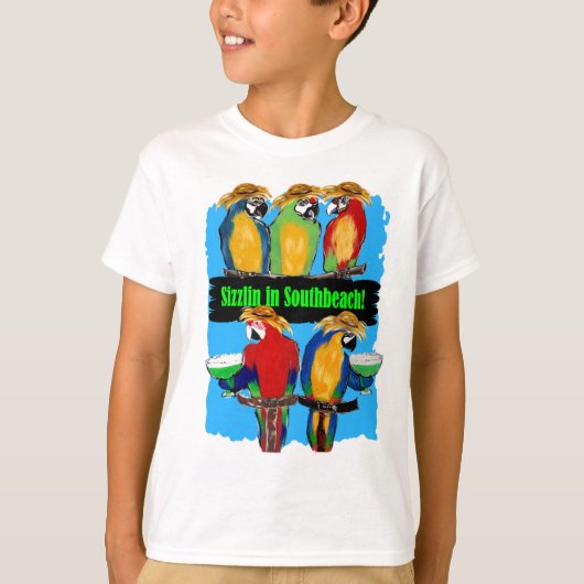 PARTY PAPAGEIEN T-Shirt (Vorderseite)