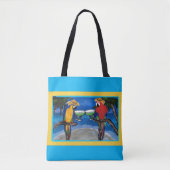 Party-Papageien Tasche (Vorderseite)