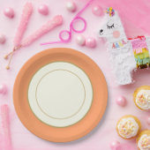 Party Papier China-Look Plate geritten Pappteller (Party)