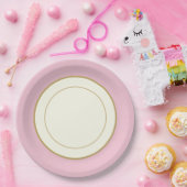 Party Papier China-Look Plate geritten Pappteller (Party)