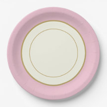 Party Papier China-Look Plate geritten