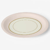 Party Papier China-Look Plate geritten Pappteller (Schrägansicht)