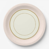 Party Papier China-Look Plate geritten Pappteller (Vorderseite)