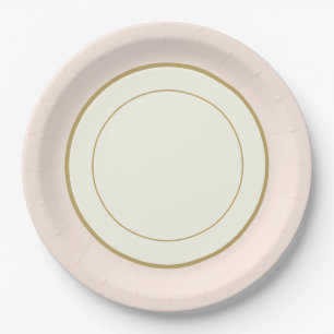 Party Papier China-Look Plate geritten Pappteller