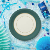 Party Papier China-Look Plate geritten Pappteller (Party)