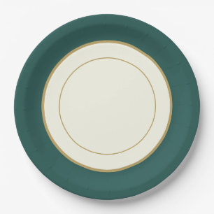 Party Papier China-Look Plate geritten Pappteller