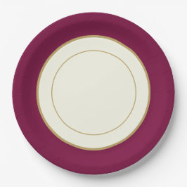 Party Papier China-Look Plate geritten Pappteller