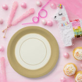 Party Papier China-Look Plate geritten Pappteller (Party)