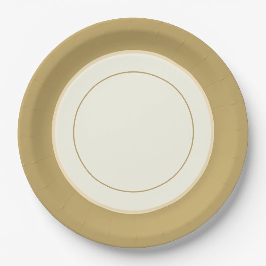 Party Papier China-Look Plate geritten Pappteller (Vorderseite)