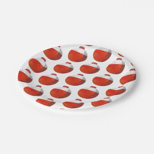 Party Papier Teller (Schrägansicht)