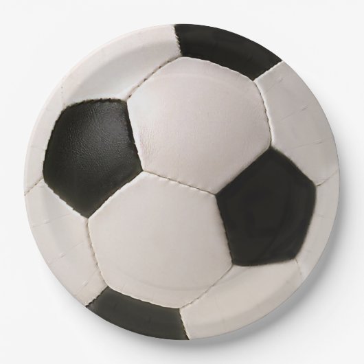 Party-Papierdruckpapier für Fußball-Teller Pappteller (Vorderseite)