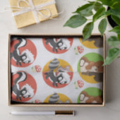 Party-Papiere für Waldtiere Seidenpapier (Geschenk)